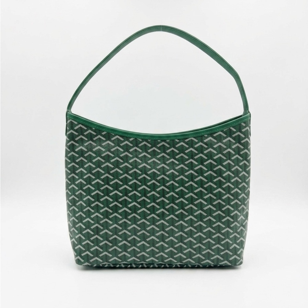 Popular geometric pattern green bag - Picture 1 of 4